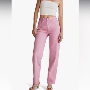 Madewell Baggy Straight Jeans: Garment-Dyed Edition Size 28 NWT